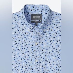 Bonobos Riviera Short Sleeve Shirt | Medium, Slim Fit